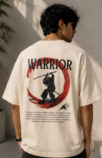 Warrior Heavyweight Tee Back View