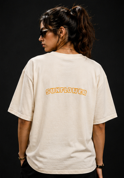 Women's Sunflower Heavyweight Tee Back View